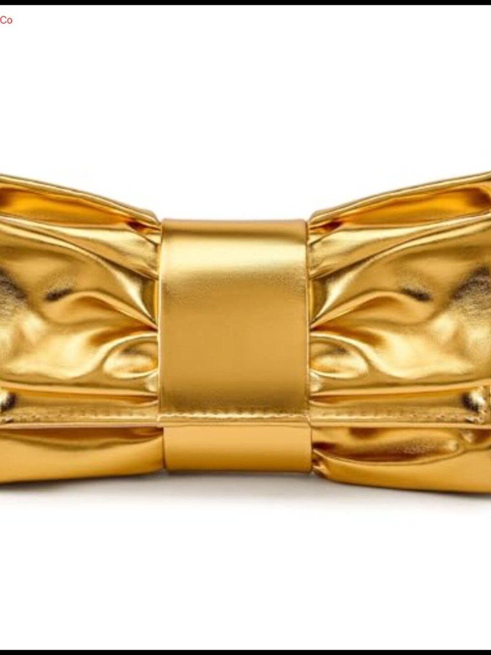 Pleated PU Evening Clutch with Detachable Chain for Prom Wedding